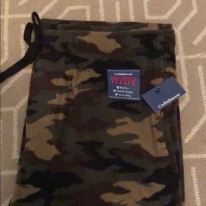 Camo fleece pajama pants